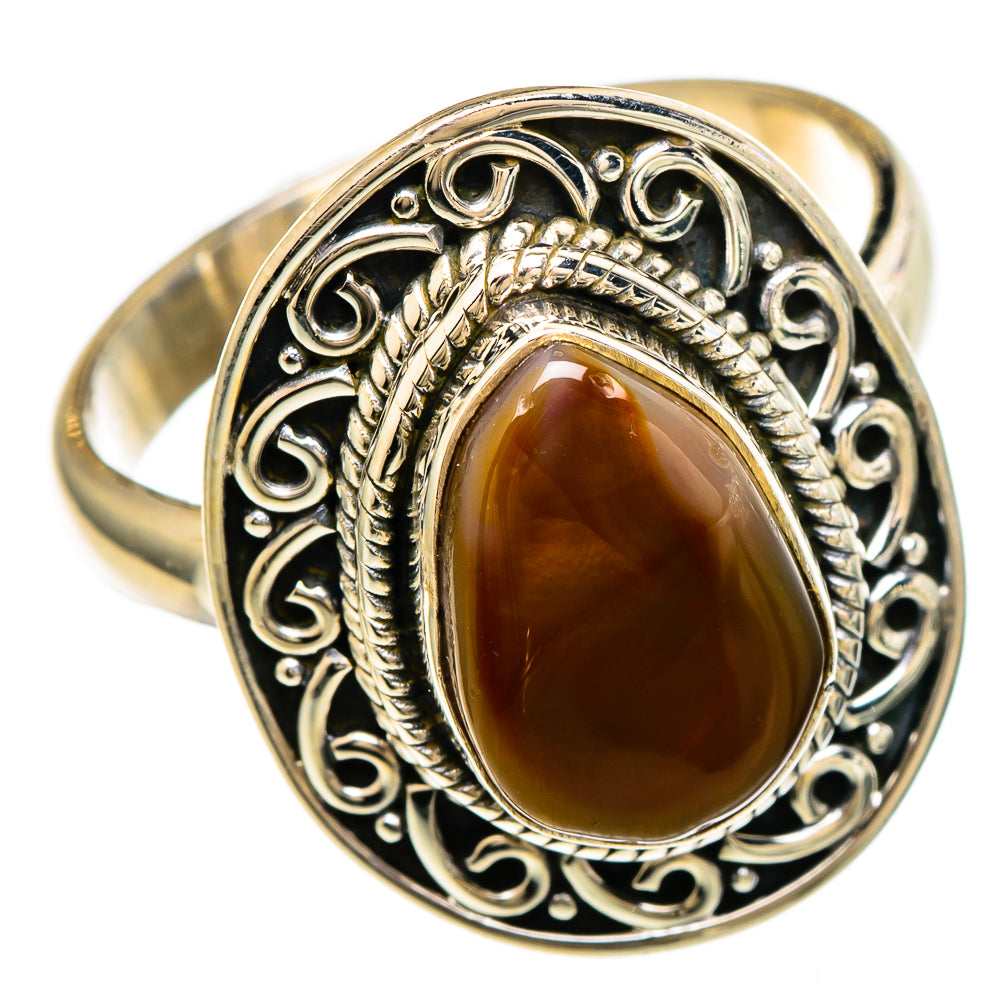 Mexican Fire Agate Rings handcrafted by Ana Silver Co - RING99998 - Photo 2