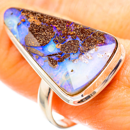 Large Boulder Opal Ring Size 10 (925 Sterling Silver) RING136548