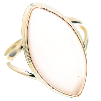 Rose Quartz 925 Sterling Silver Ring Size 10 (925 Sterling Silver) RING137459