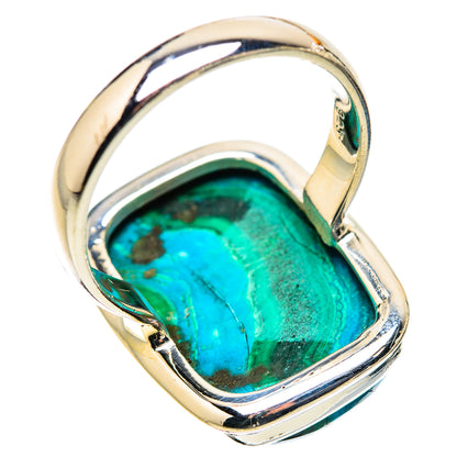 Malachite In Chrysocolla Ring Size 8.5 (925 Sterling Silver) RING135614