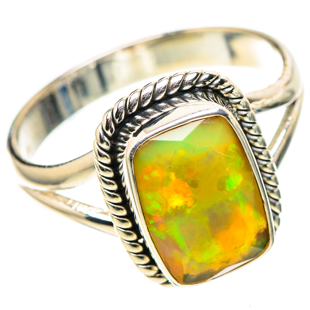 Ethiopian Opal 925 Sterling Silver Ring Size 9.5 (925 Sterling Silver) RING137476