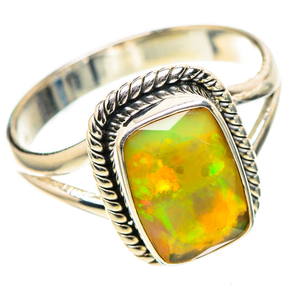 Ethiopian Opal 925 Sterling Silver Ring Size 9.5 (925 Sterling Silver) RING137476