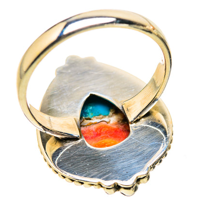 Ana Silver Co Spiny Oyster Turquoise Ring Size 9 (925 Sterling Silver)
