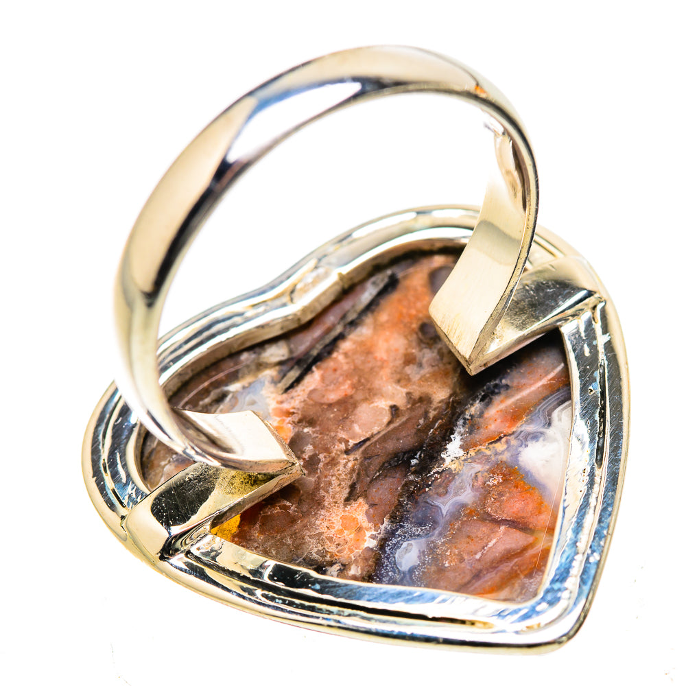 Large Butterfly Jasper Ring Size 9.75 (925 Sterling Silver) RING135560