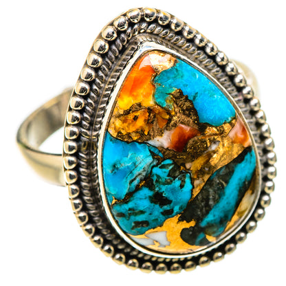 Ana Silver Co Spiny Oyster Turquoise Ring Size 9 (925 Sterling Silver)