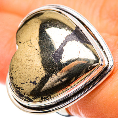 Large Pyrite Ring Size 6 (925 Sterling Silver) RING135958