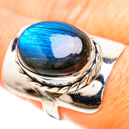 Labradorite Ring Size 7.75 (925 Sterling Silver) RING136465