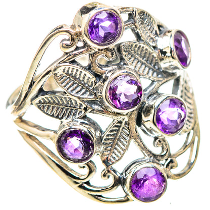 Faceted Amethyst 925 Sterling Silver Ring Size 9 (925 Sterling Silver) RING137182
