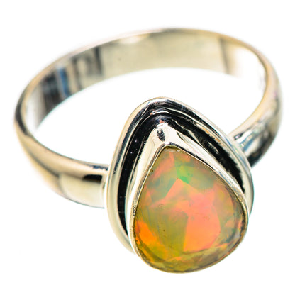 Ethiopian Opal Ring Size 6.5 (925 Sterling Silver) RING136018