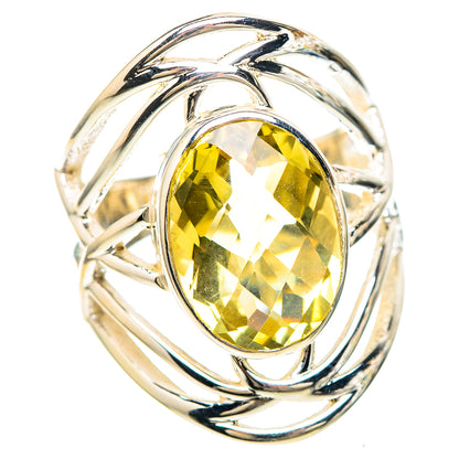 Faceted Citrine Ring Size 5.5 (925 Sterling Silver) RING137029