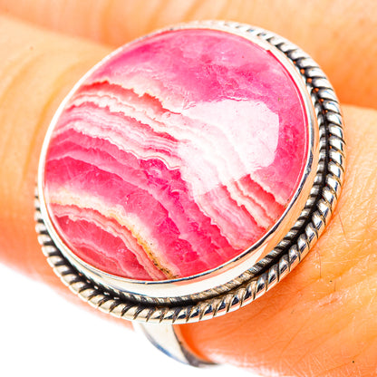 Large Rhodochrosite 925 Sterling Silver Ring Size 8 (925 Sterling Silver) RING137523
