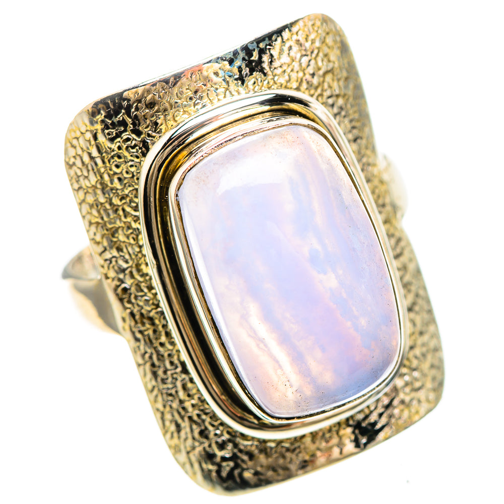 Blue Lace Agate 925 Sterling Silver Ring Size 8.75 (925 Sterling Silver) RING137258