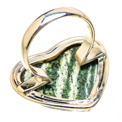 Large Swiss Green Opal Ring Size 6 (925 Sterling Silver) RING135378