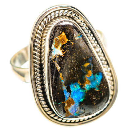 Boulder Opal Ring Size 9 (925 Sterling Silver) RING136483