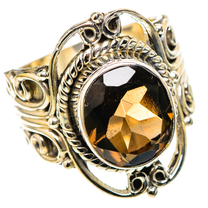 Smoky Quartz 925 Sterling Silver Ring Size 6.5 (925 Sterling Silver) RING137702