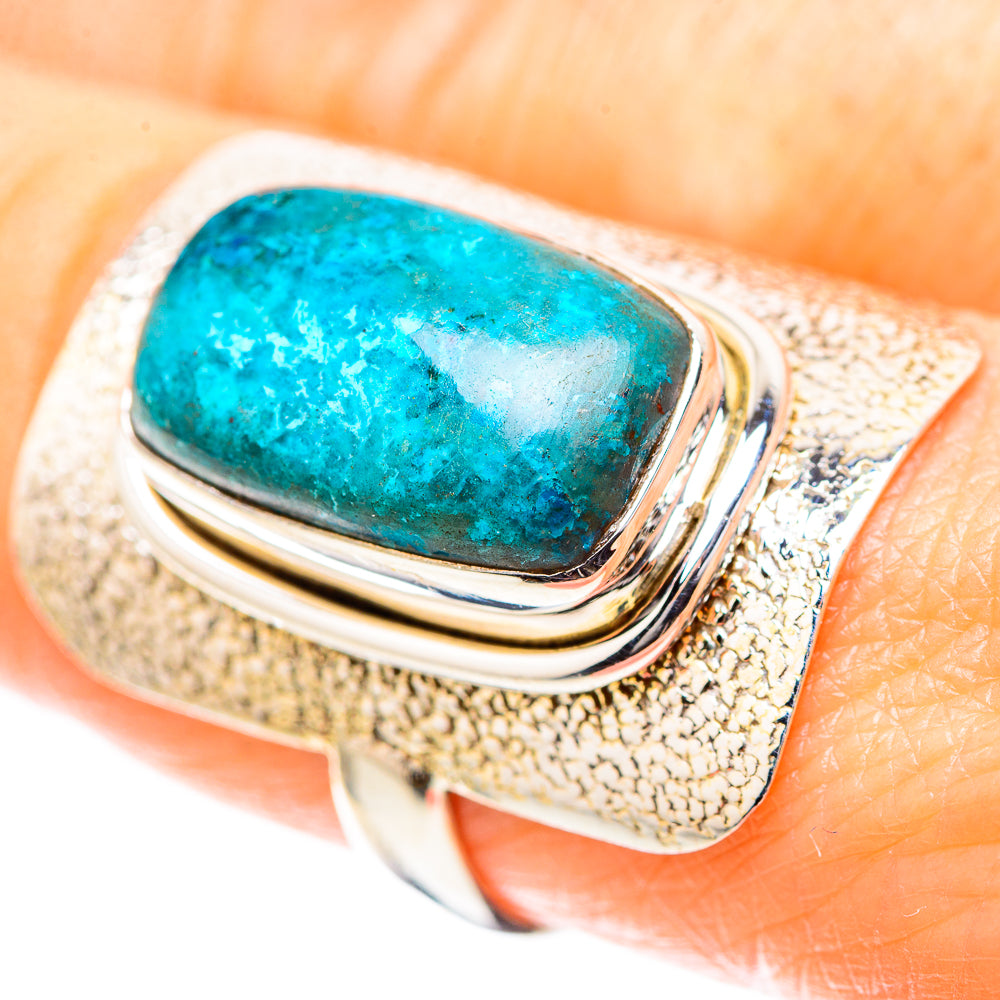Chrysocolla Ring Size 8.5 (925 Sterling Silver) RING136620