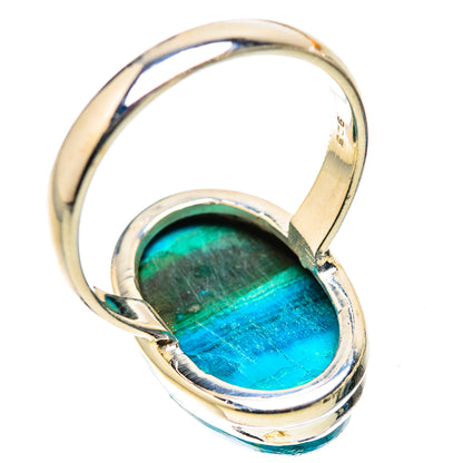 Malachite In Chrysocolla Ring Size 10 (925 Sterling Silver) RING135597