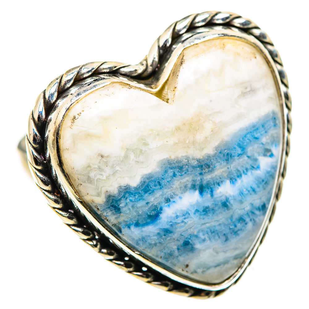Blue Scheelite Ring Size 6.25 (925 Sterling Silver) RING134846