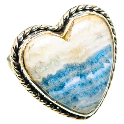 Blue Scheelite Ring Size 6.25 (925 Sterling Silver) RING134846