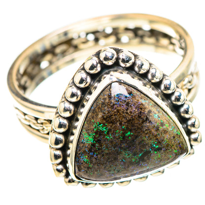 Andamooka Opal Ring Size 8 (925 Sterling Silver) RING136847