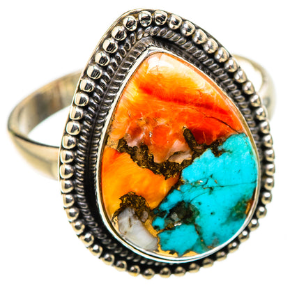 Ana Silver Co Spiny Oyster Turquoise Ring Size 11 (925 Sterling Silver)