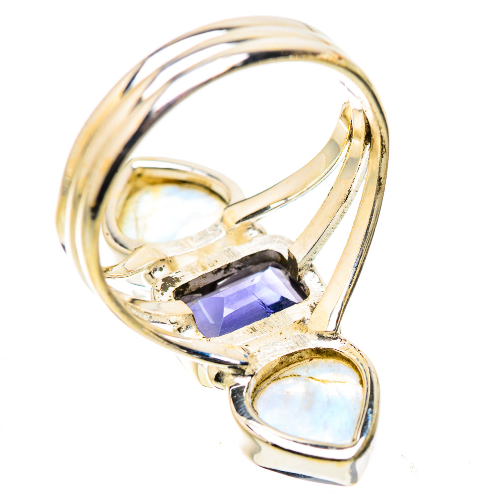Ana Silver Co Tanzanite, Rainbow Moonstone Ring Size 9 (925 Sterling Silver)