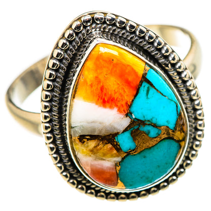 Spiny Oyster Turquoise Ring Size 11.75 (925 Sterling Silver) RING134652