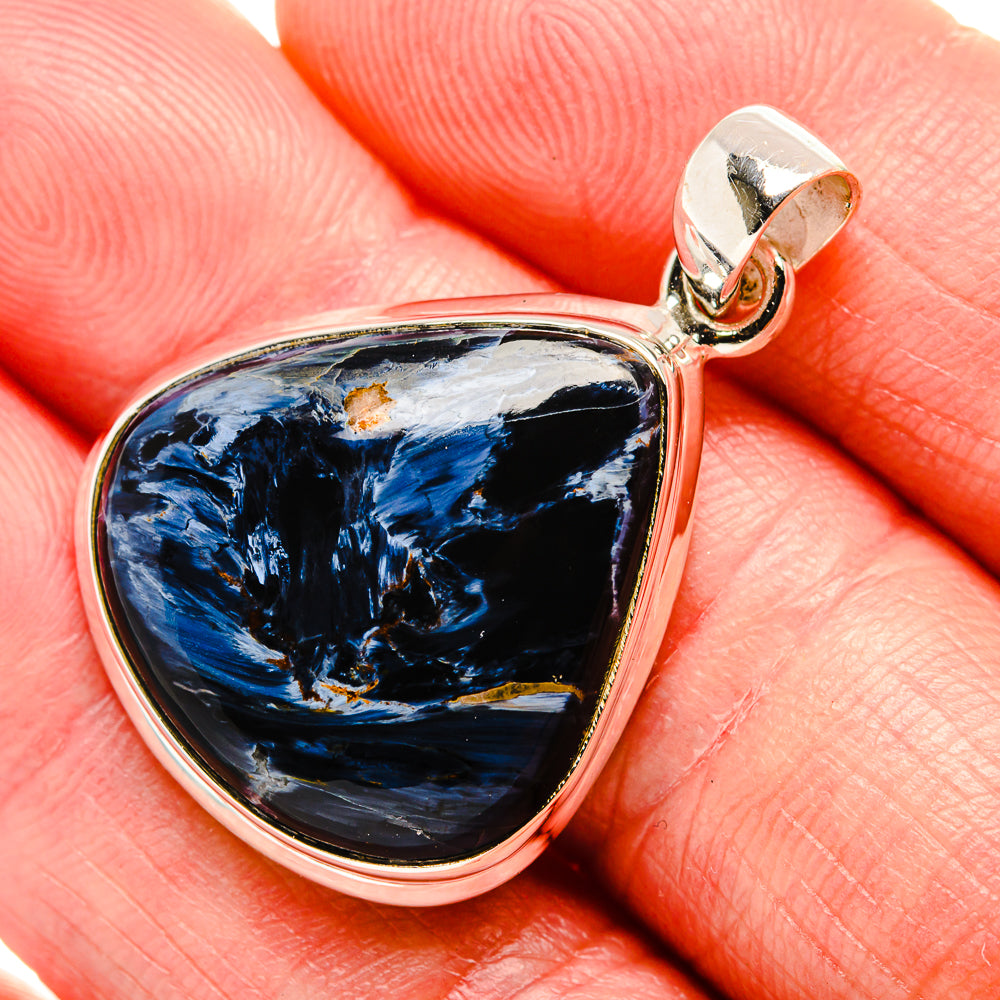 Pietersite Pendant 1 1/2" (925 Sterling Silver) PD36882