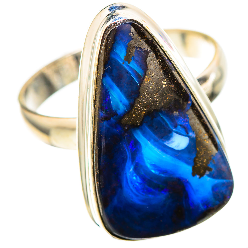 Boulder Opal Ring Size 8.75 (925 Sterling Silver) RING136409