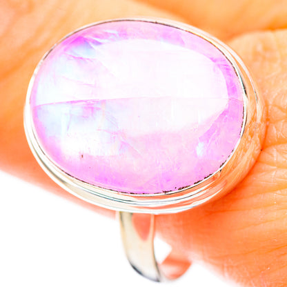 Pink Moonstone Ring Size 12 (925 Sterling Silver) RING136421