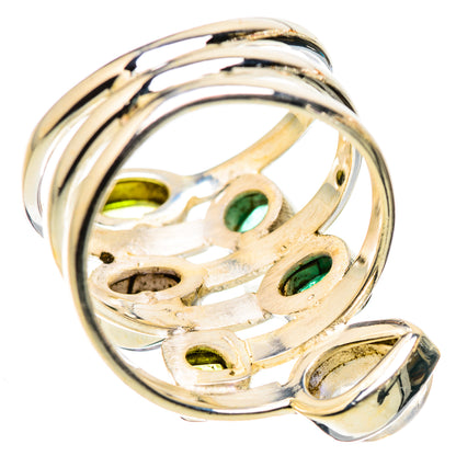 Ana Silver Co Rainbow Moonstone, Emerald, Peridot, Tanzanite Ring Size 8.25 (925 Sterling Silver)