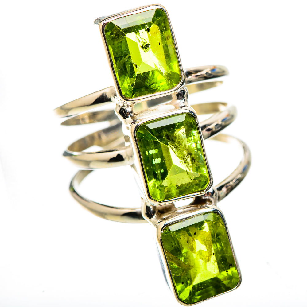 Ana Silver Co Large Peridot Ring Size 9 (925 Sterling Silver)