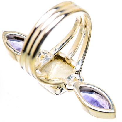Rainbow Moonstone, Tanzanite Ring Size 8 (925 Sterling Silver) RING134630