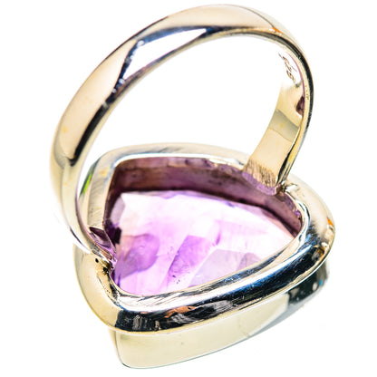 Ana Silver Co Faceted Amethyst Ring Size 8 (925 Sterling Silver)