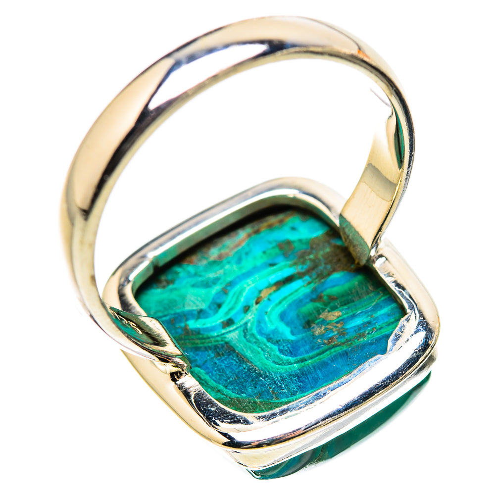 Malachite In Chrysocolla Ring Size 10 (925 Sterling Silver) RING135465