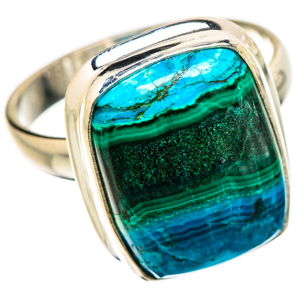 Malachite In Chrysocolla Ring Size 9.75 (925 Sterling Silver) RING135494