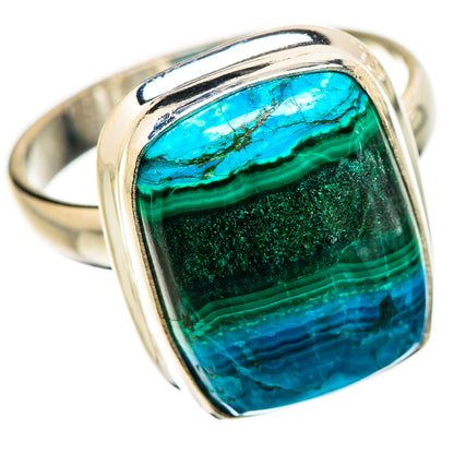 Malachite In Chrysocolla Ring Size 9.75 (925 Sterling Silver) RING135494