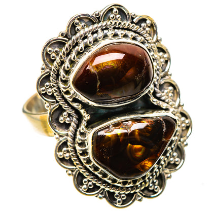 Ana Silver Co Large Mexican Fire Agate Ring Size 8.75 (925 Sterling Silver)