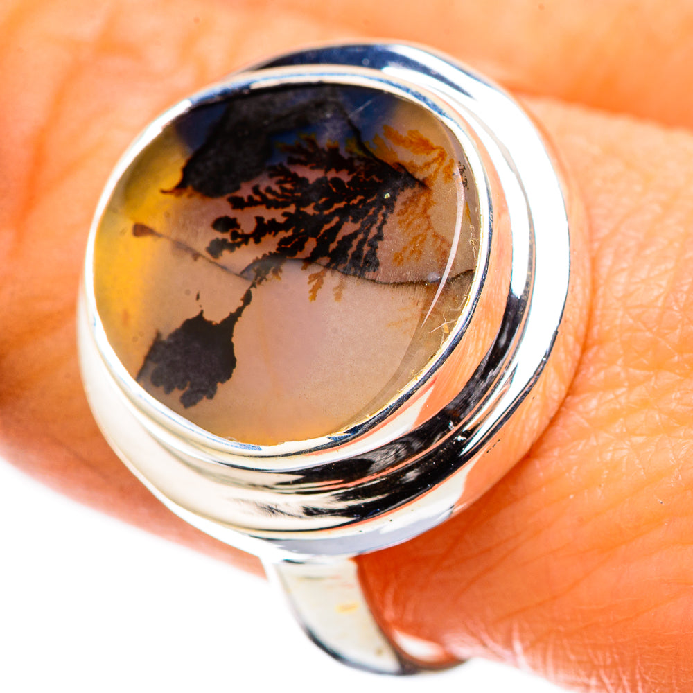 Ana Silver Co Scenic Dendritic Agate Ring Size 8.75 (925 Sterling Silver)