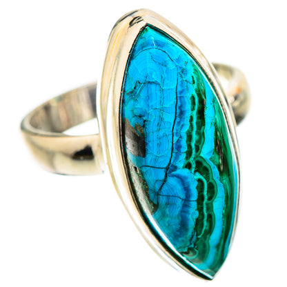 Ana Silver Co Malachite In Chrysocolla Ring Size 7.5 (925 Sterling Silver)
