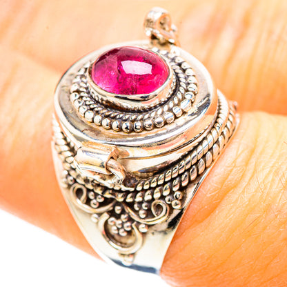Poison Pink Tourmaline Ring Size 7 (925 Sterling Silver) RING137012