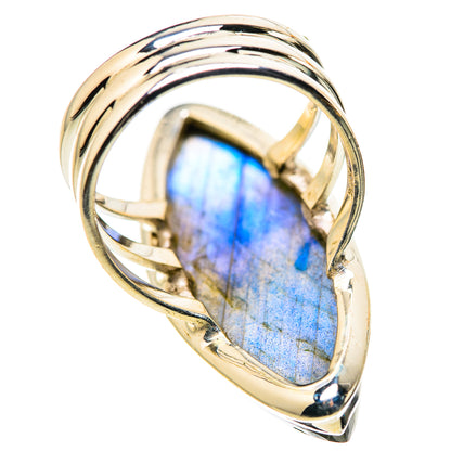 Large Labradorite Ring Size 7 (925 Sterling Silver) RING134710