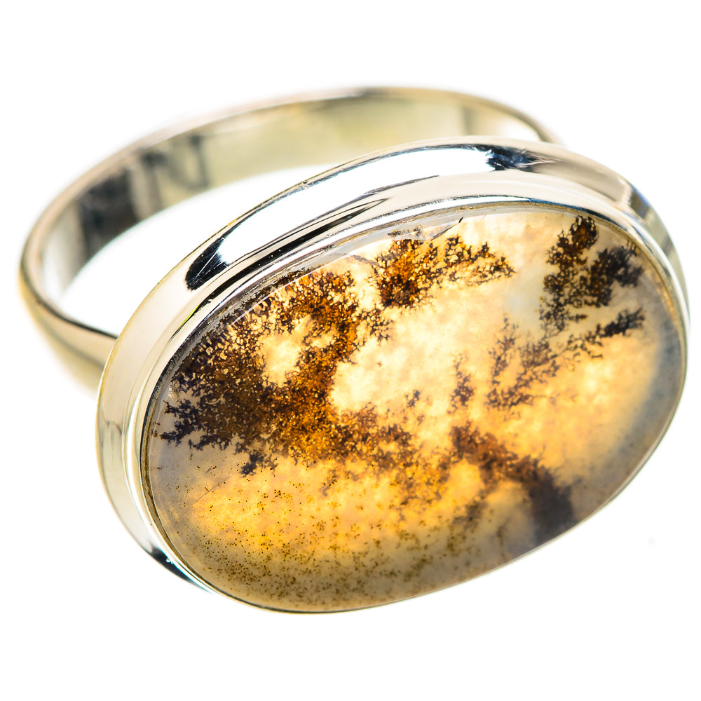 Ana Silver Co Scenic Dendritic Agate Ring Size 8 (925 Sterling Silver)