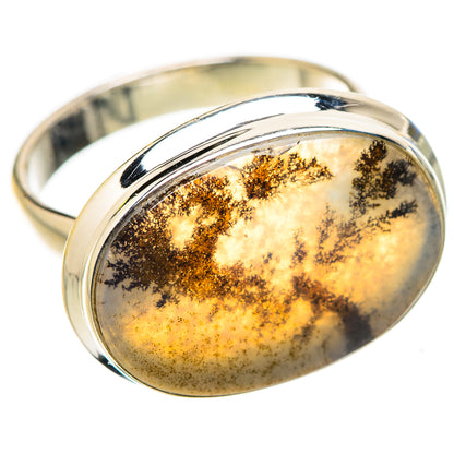 Ana Silver Co Scenic Dendritic Agate Ring Size 8 (925 Sterling Silver)