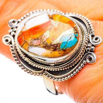 Ana Silver Co Spiny Oyster Turquoise Ring Size 10.75 (925 Sterling Silver)