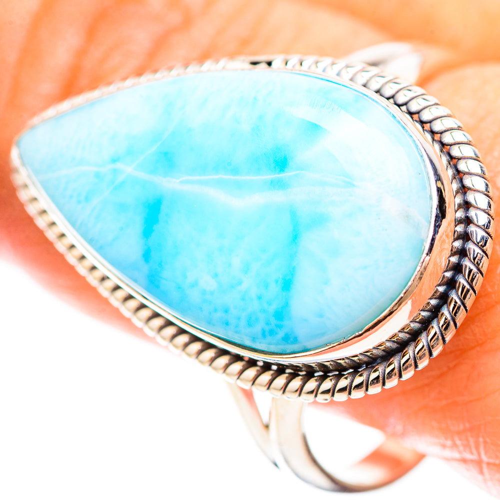 Larimar 925 Sterling Silver Ring Size 11.75 Ana Co R136283