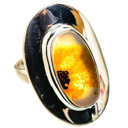 Scenic Dendritic Agate Ring Size 6.25 (925 Sterling Silver) RING134625