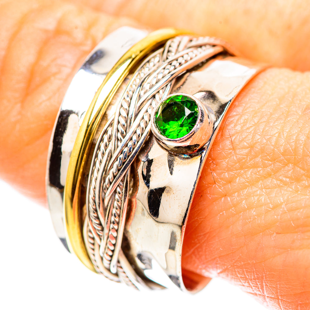 Zambian Emerald Ring Size 10 (925 Sterling Silver) RING136597