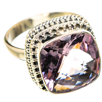 Ana Silver Co Faceted Amethyst Ring Size 8.25 (925 Sterling Silver)