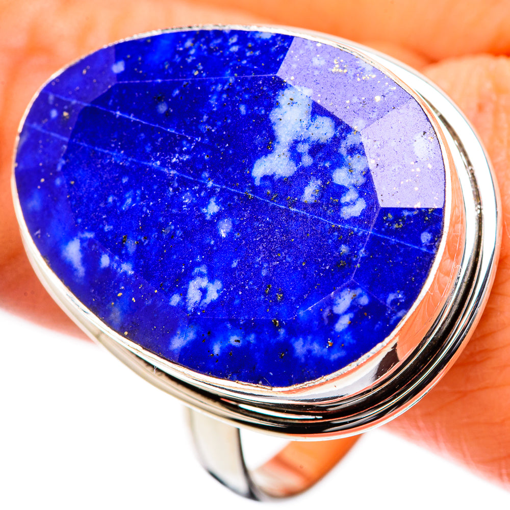 Large Lapis Lazuli Ring Size 14 (925 Sterling Silver) RING135551